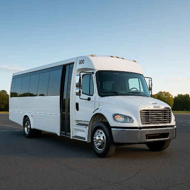 Naperville Shuttle Bus Rentals 25 Passenger Shuttle Bus